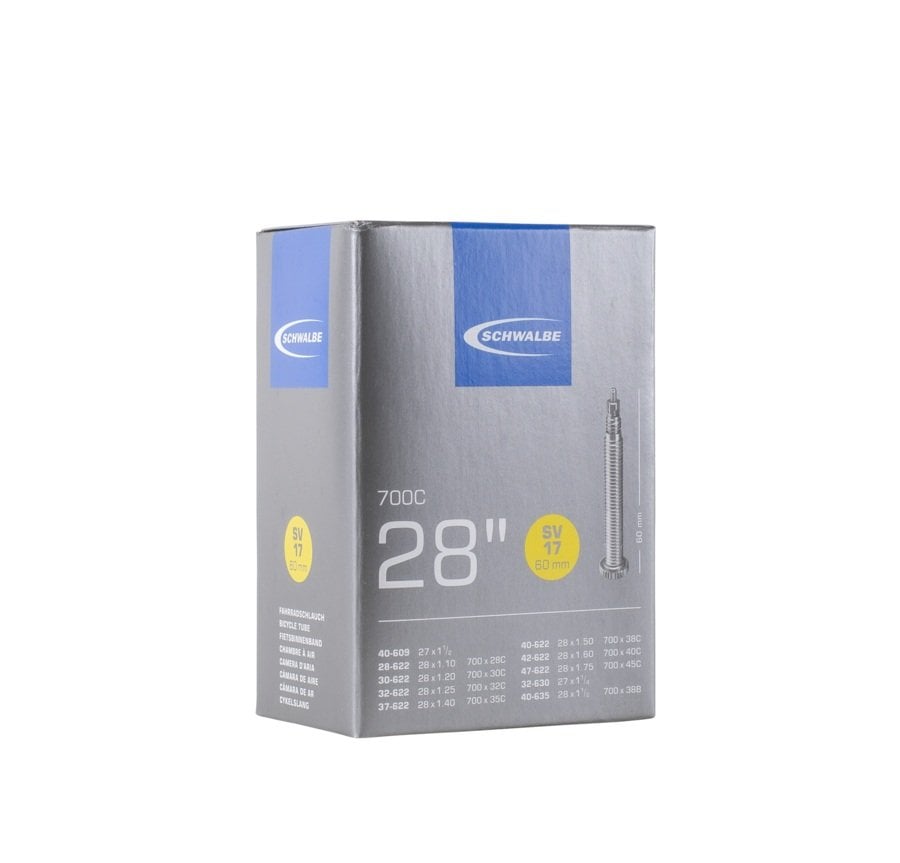 Schwalbe 700x28-45c SV17 FV60mm İnce Sibop Bisiklet İç Lastik
