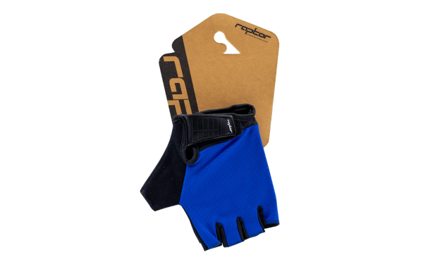 Raptor Evo Kısa Parmak (Foam-Pad) Yetişkin Bisiklet Eldiveni Midnight Blue