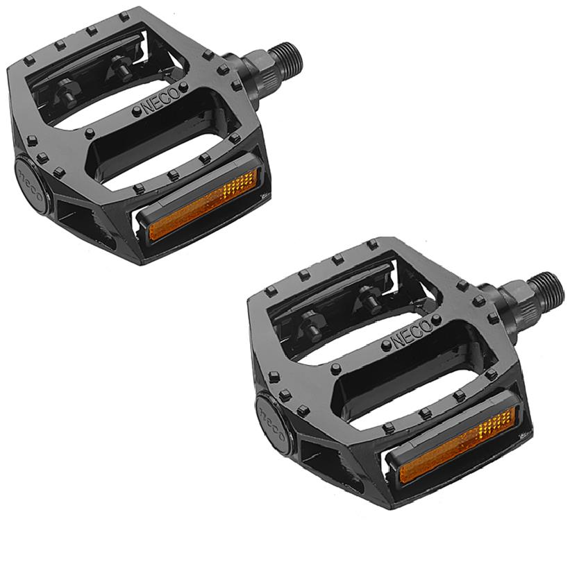 Neco WP313 Alüminyum Bilyalı Geniş Pedal Siyah