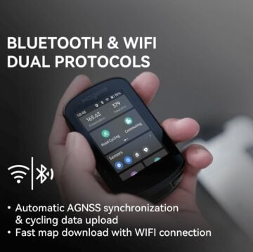 Magene C506 Smart GPS Bisiklet Bilgisayarı Siyah