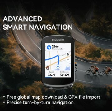 Magene C506 Smart GPS Bisiklet Bilgisayarı Siyah
