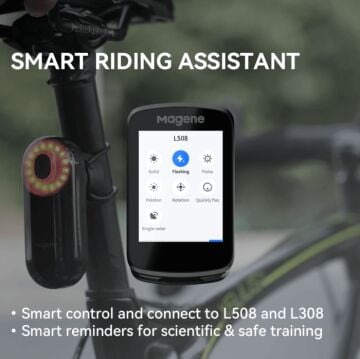 Magene C506 Smart GPS Bisiklet Bilgisayarı Siyah