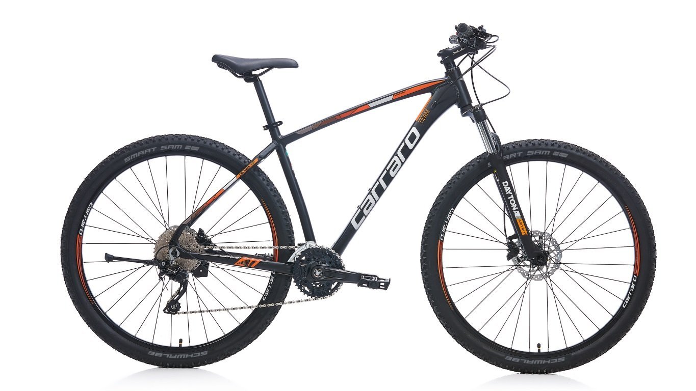 29 Carraro Daytona 930 30v H.Disk Fren Dağ Bisikleti 48cm - M.Siyah-Gümüş-Turuncu