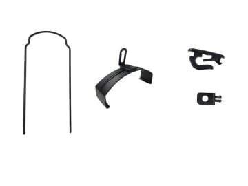 Impact E-Bike 20'' Fat Bike Plastik Çamurluk Seti Siyah