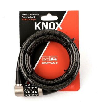 Knox 6007 10mmx185cm Şifreli Sarmal Kilit