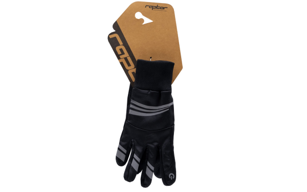Raptor Force Uzun Parmak (Touch Pro) Kışlık Bisiklet Eldiveni Siyah