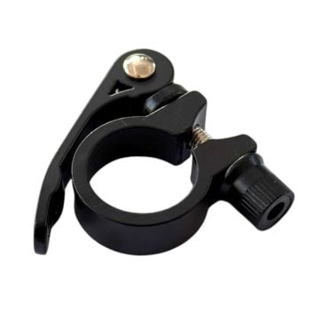 Knt Alüminyum 28.6mm (25.4mm Sele Borusu için) Mandallı Sele Kelepçesi Siyah