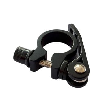 Knt Alüminyum 28.6mm (25.4mm Sele Borusu için) Mandallı Sele Kelepçesi Siyah