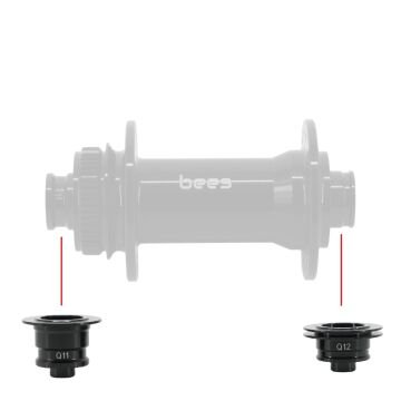 QRD Bees 12x100 Ön Göbek için Q11+Q12 5x100mm Ön Göbek QR Adaptör