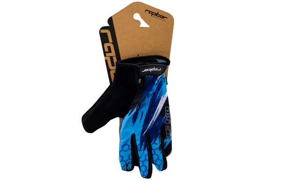 Raptor Matrix Uzun Parmak (Comfort-Gel) Yetişkin Bisiklet Eldiveni Ocean Camo