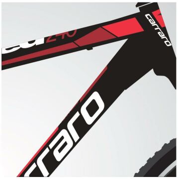 24 Carraro Speed 240 21v V-Fren Çocuk Bisikleti 36cm - M.Siyah-Mavi