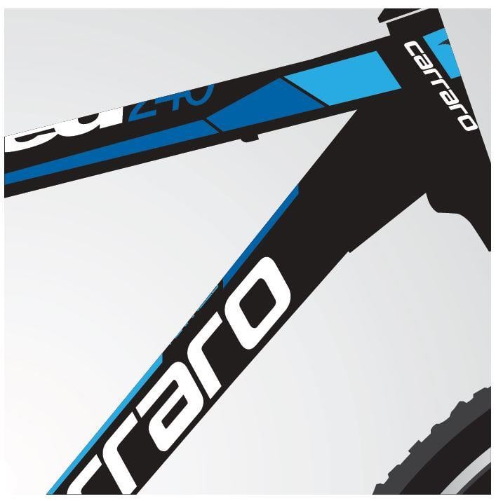 24 Carraro Speed 240 21v V-Fren Çocuk Bisikleti 36cm - M.Siyah-Mavi