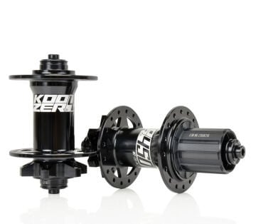 Koozer 450 5x100, 5x135 QR 6 Vida Disk 8-11s HG Mtb Göbek Seti Siyah