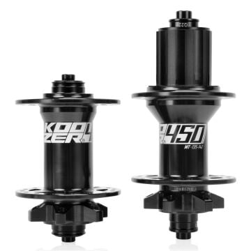 Koozer 450 5x100, 5x135 QR 6 Vida Disk 8-11s HG Mtb Göbek Seti Siyah