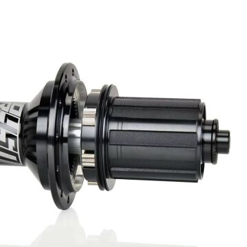 Koozer 450 5x100, 5x135 QR 6 Vida Disk 8-11s HG Mtb Göbek Seti Siyah