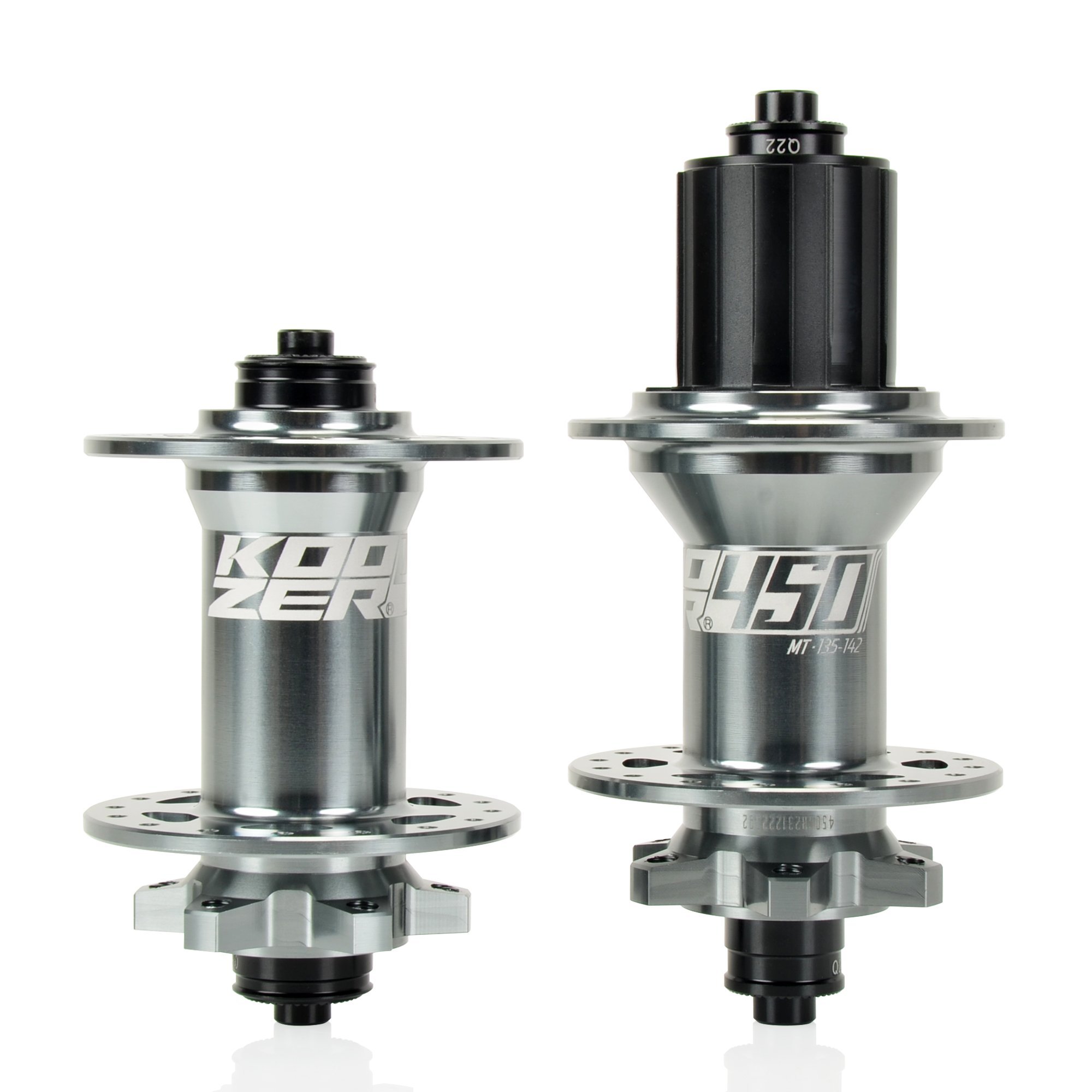 Koozer 450 5x100, 5x135 QR 6 Vida Disk 8-11s HG Mtb Göbek Seti Gri