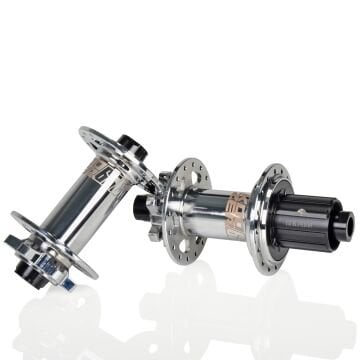 Koozer 650 15x110, 12x148 Sokma Mil 6 Vida Disk 8-11s HG Mtb Göbek Seti Parlak Gümüş