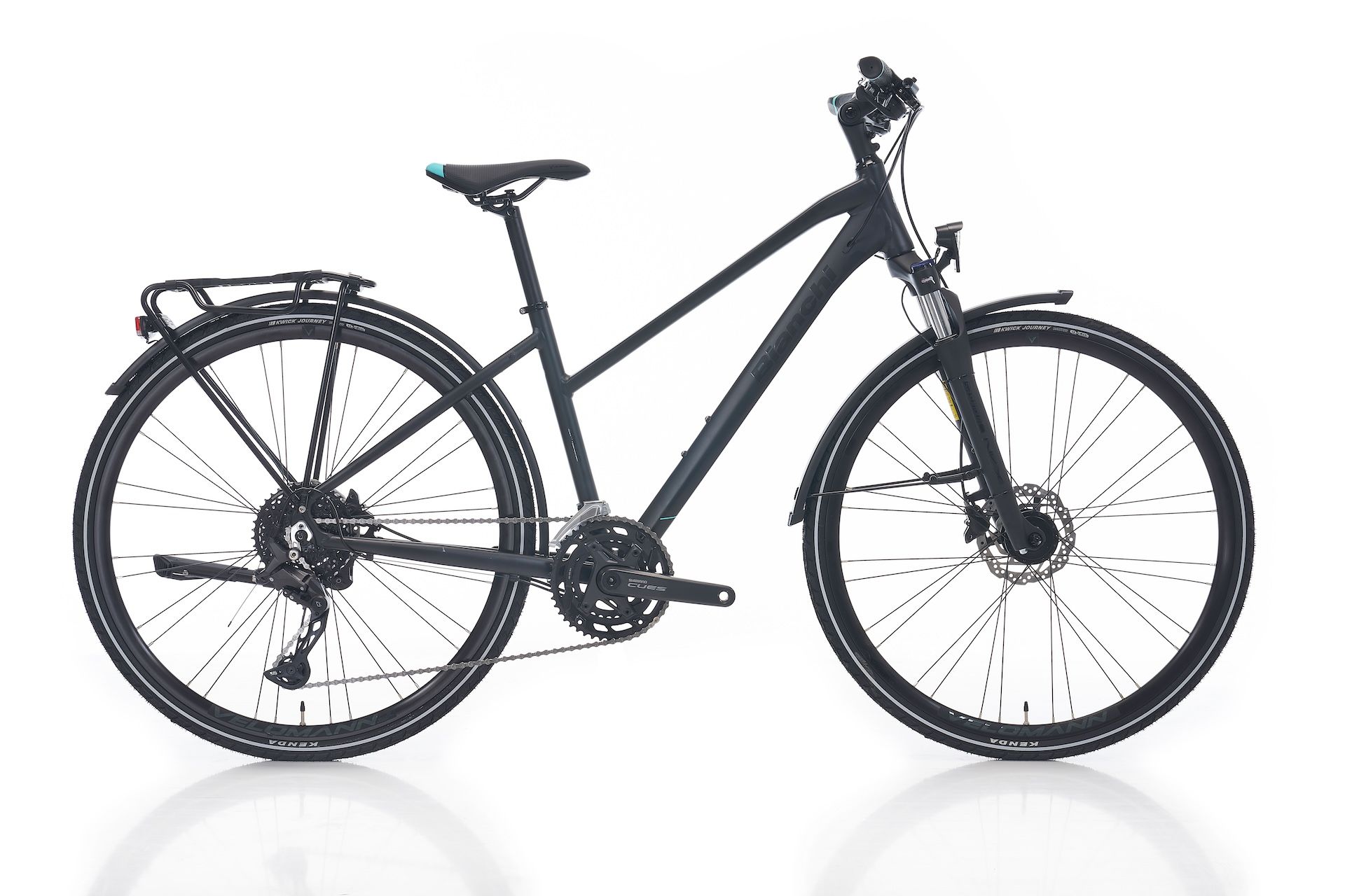 28 Bianchi Newtourer 20v H.Disk Fren Kadın Şehir Bisikleti 43cm - Mat Koyu Gri