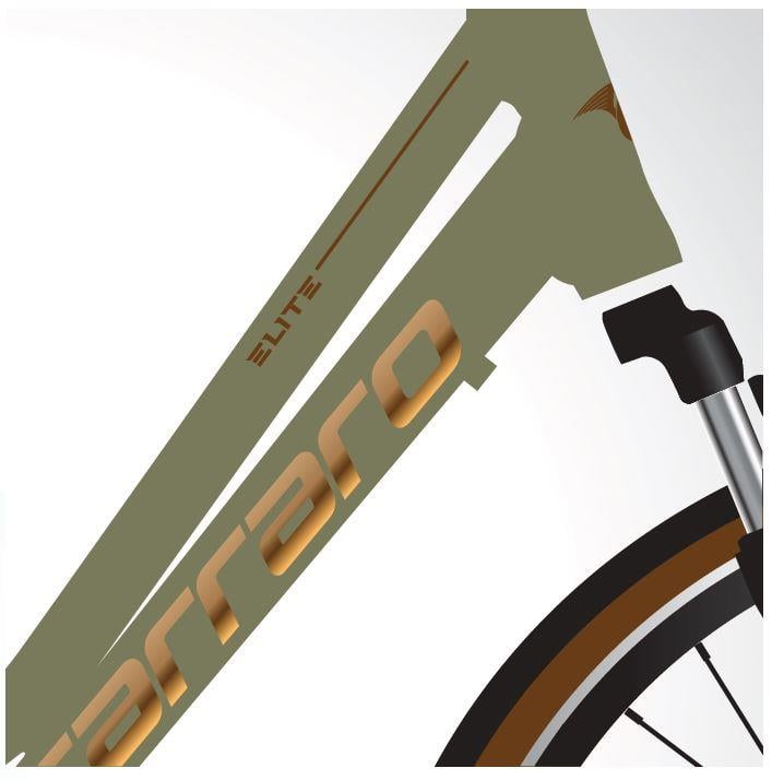 28 Carraro Elite 705 21v V-Fren Kadın Şehir Bisikleti 43cm - M.Yeşil-A.Yeşil