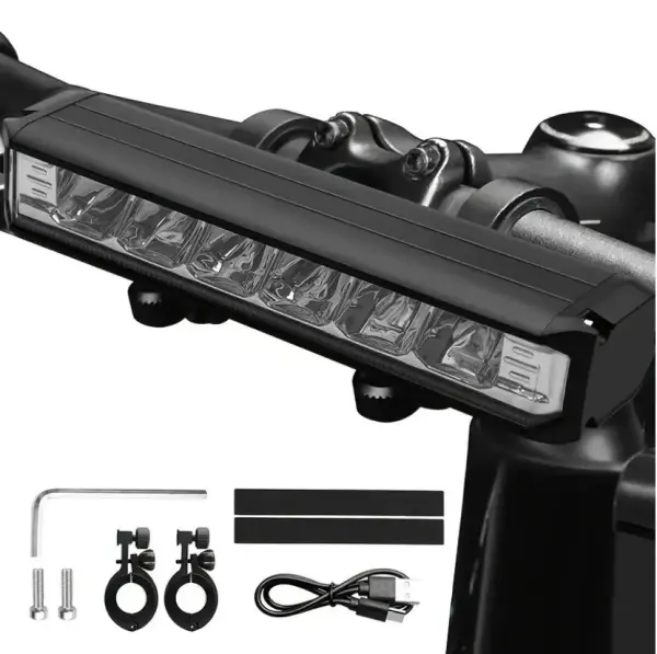 QRD Beam 6 1400 Lümen Şarjlı Bisiklet Ön Lamba