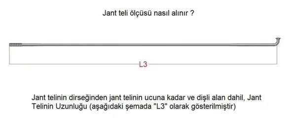 Sapim Leader 2mm Paslanmaz Çelik Jant Teli Gümüş - Özel Ölçü