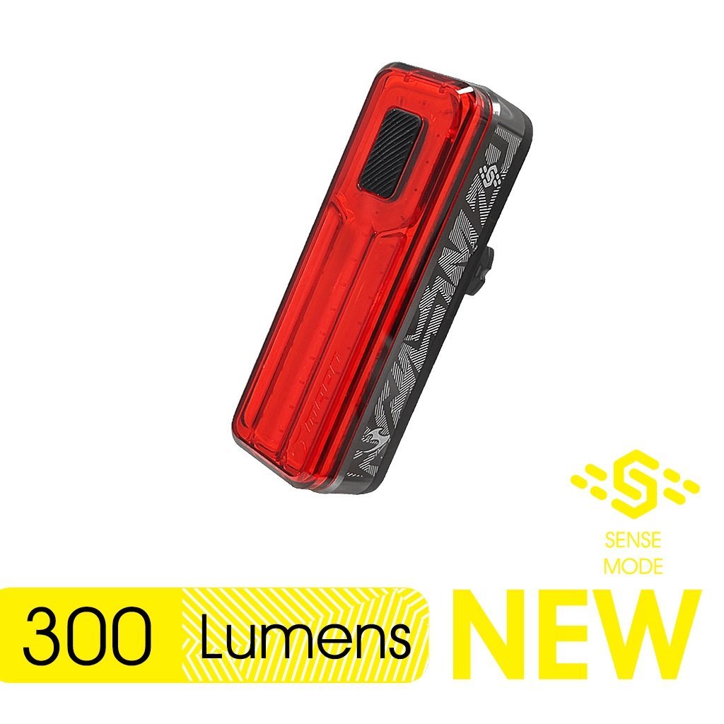 Moon Helix Sense 300 Lümen Usb Şarjlı Bisiklet Arka Lamba