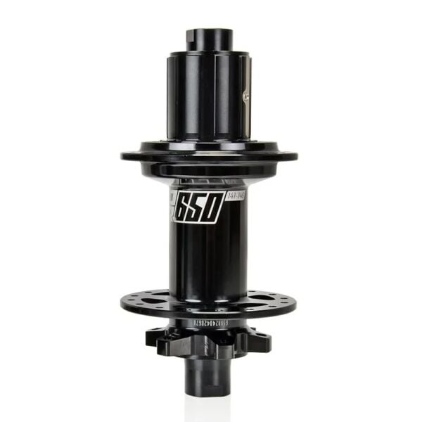 Koozer 650 12x148 Sokma Mil 6 Vida Disk 8-11s HG Mtb Arka Göbek Siyah