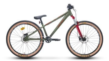 26 Carraro Bandit Dirt Jump Bisiklet, 31cm, M.Yeşil-Kırmızı