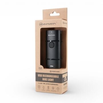 Briviga LW-SLEEK2500 2500 Lümen Usb-C Power Bank Özellikli Bisiklet Ön Lamba