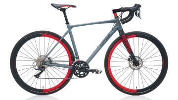 28 Carraro Gravel G0 16v M.Disk Fren Bisiklet 52cm - M.Antrasit-Siyah-Kırmızı