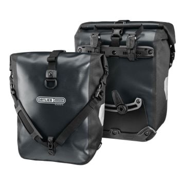 Ortlieb F6305 Sport-Roller Classic Ön Heybe Çanta Çift 25L Asfalt-Siyah
