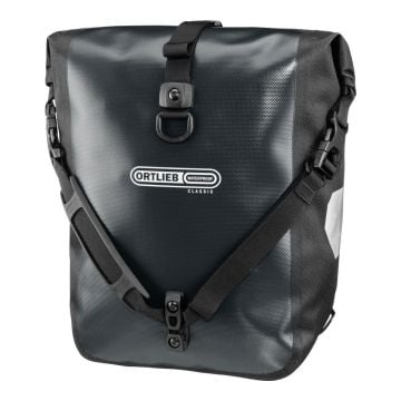 Ortlieb F6305 Sport-Roller Classic Ön Heybe Çanta Çift 25L Asfalt-Siyah