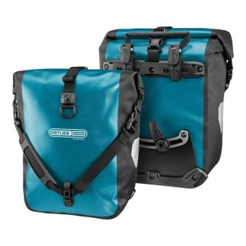 Ortlieb F6309 Sport-Roller Classic Ön Heybe Çanta Çift 25L Petrol-Siyah