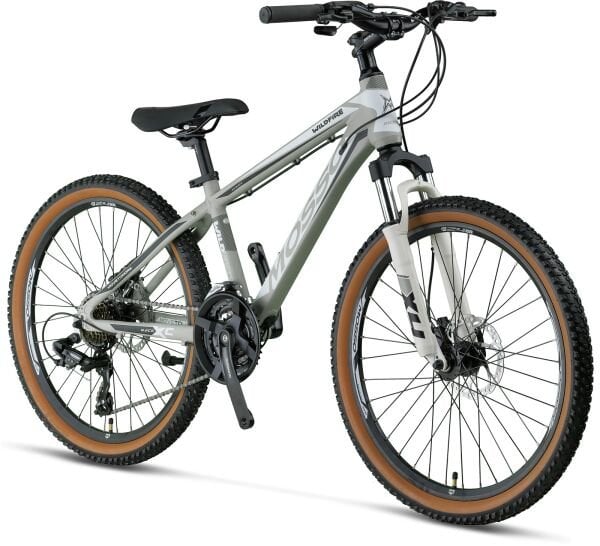 24 Mosso Wildfire 21v Hidrolik Disk Fren Çocuk Dağ Bisikleti 33cm - Mat Gri