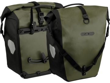 Ortlieb F530119 Back-Roller Classic Arka Heybe Çanta Çift 40L Zeytin Yeşili-Siyah