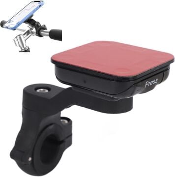 Briviga PHD-3148A Bisiket/Scooter/Motosiklet Gidon Telefon Tutucu