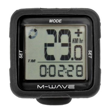 M-Wave XIV Silicon 14 Fonksiyon Kablosuz Bisiklet Km Siyah
