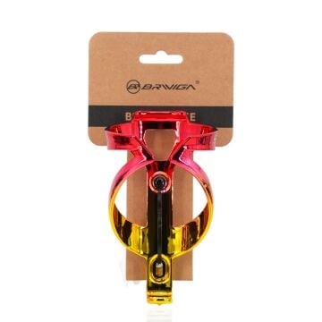 Briviga Plastik Matara Kafesi Metalik Sarı-Kırmızı