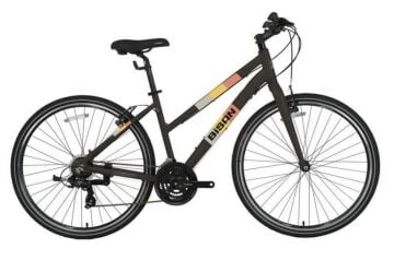 28 Bisan Guida Lady 21v V-Fren Sabit Maşa Bisiklet 45cm - M.Siyah-Sarı