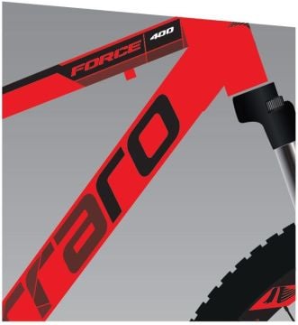 24 Carraro Force 400 21v V-Fren Çocuk Bisikleti 32.5cm - M.Kırmızı-Siyah