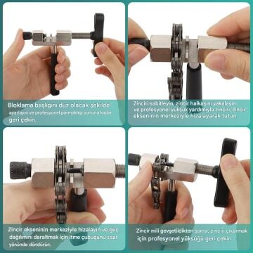 Briviga CCT-3602 6/7/8/9 Zincir Uyumlu Bisiklet Zincir Anahtarı