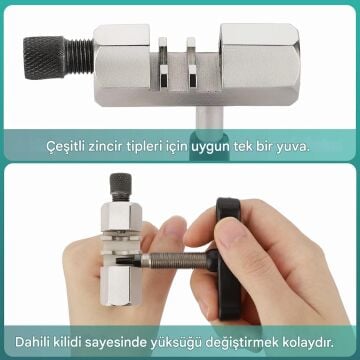 Briviga CCT-3602 6/7/8/9 Zincir Uyumlu Bisiklet Zincir Anahtarı