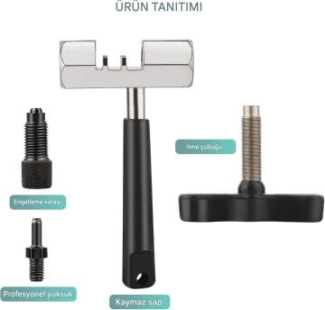Briviga CCT-3602 6/7/8/9 Zincir Uyumlu Bisiklet Zincir Anahtarı