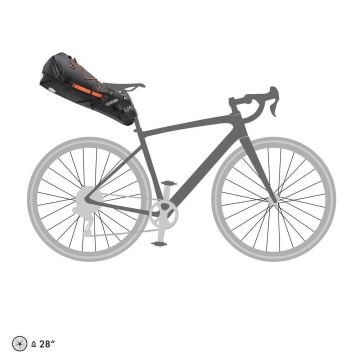 Ortlieb F9902 Bikepacking Sele Altı Çanta 16.5L Mat Siyah