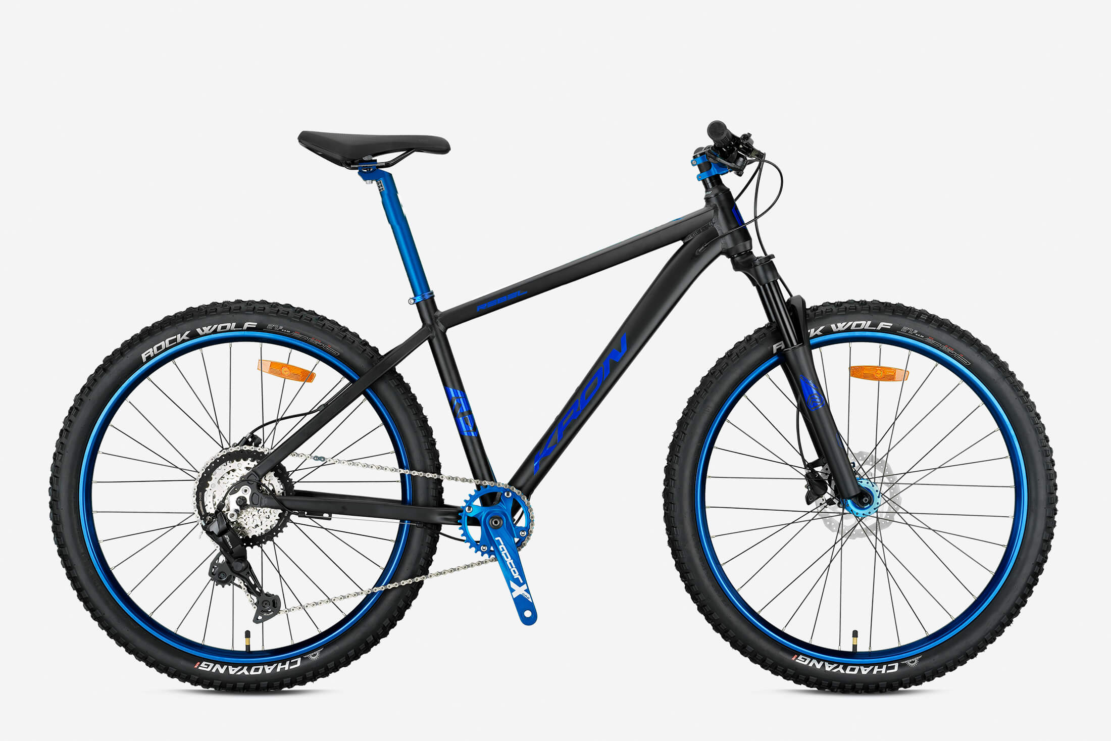 27.5 Kron Rebel 8v H.Disk Fren Dağ Bisikleti 42cm - Siyah-Mavi