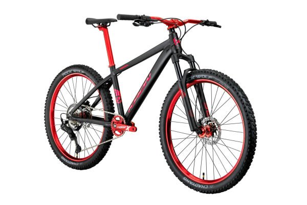 27.5 Kron Rebel 8v H.Disk Fren Dağ Bisikleti 42cm - Siyah-Kırmızı