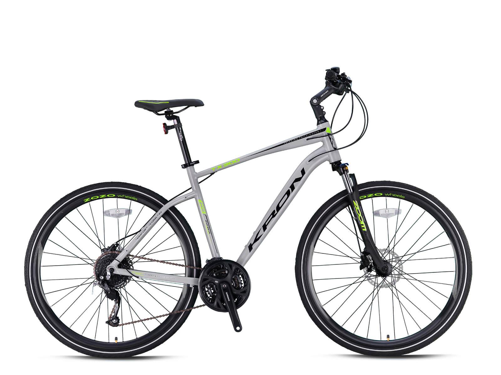 28 Kron TX 300 27v H. Disk Fren Şehir Bisikleti M.Bej Gri-N.Sarı - 46cm