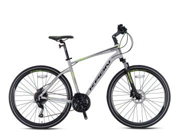 28 Kron TX 300 27v H. Disk Fren Şehir Bisikleti M.Bej Gri-N.Sarı - 46cm