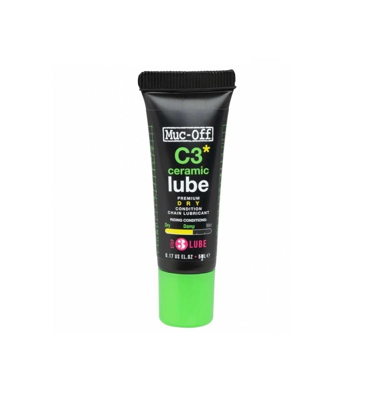 Muc-Off C3 Dry Weather Ceramic Kuru Ortam Bisiklet Zincir Yağı 5ml