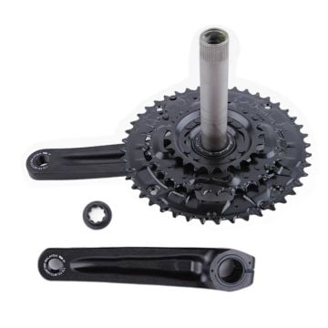 Shimano FC-MT210-3 9s 40-30-22T 175mm Hollowtech II Aynakol Kapaksız